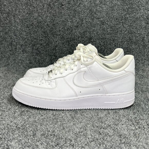 Nike‎ Air Force 1 Low \'07 Shoes Men\'s White Leather Retro Athletic Lace Sneakers main image 11